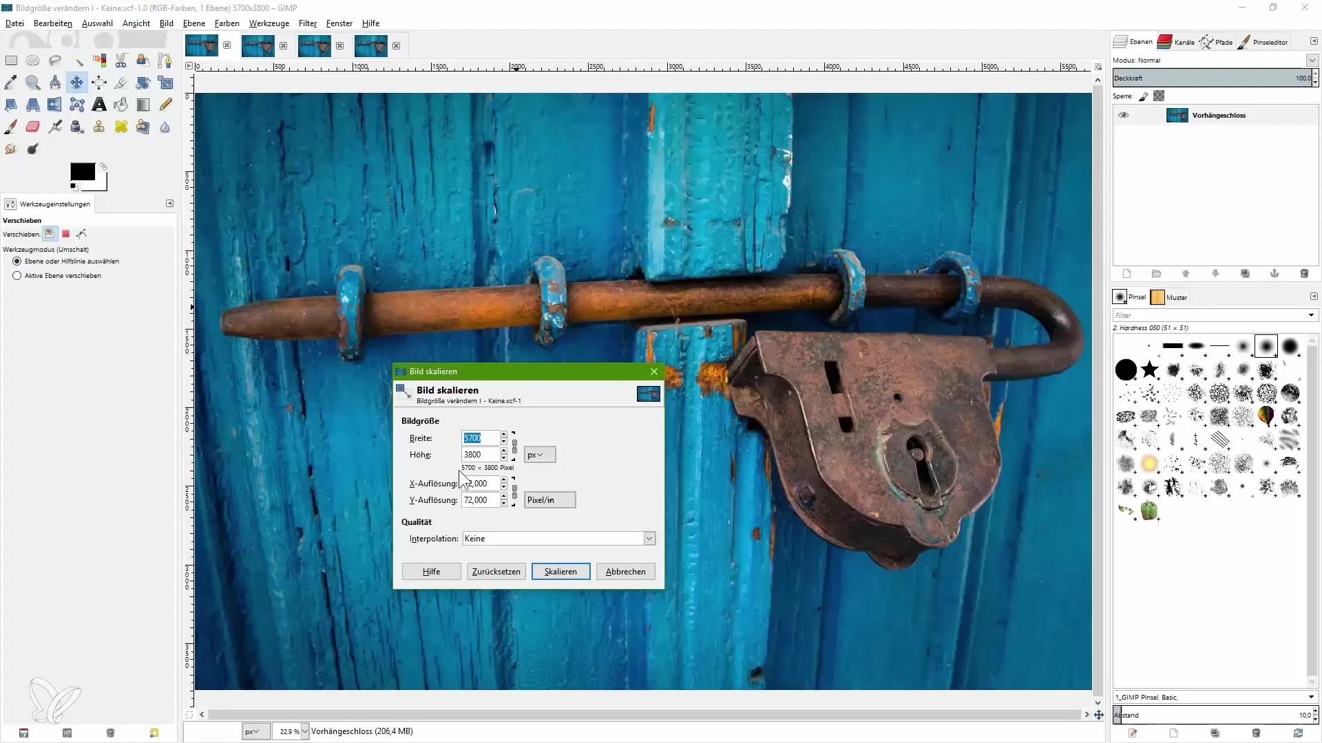 GIMP: Aumentar y disminuir el tamaño de las imágenes GIMP: Ampliar y reducir imágenes