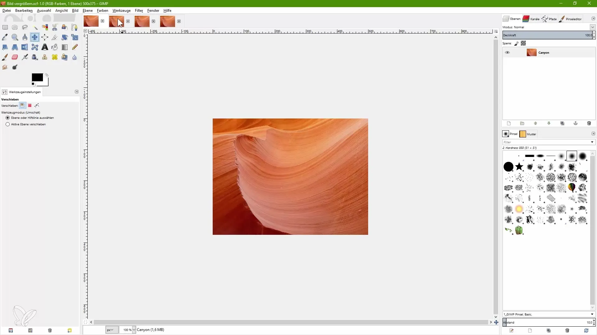 GIMP: Aumentar y reducir imágenes GIMP: Aumentar y reducir imágenes