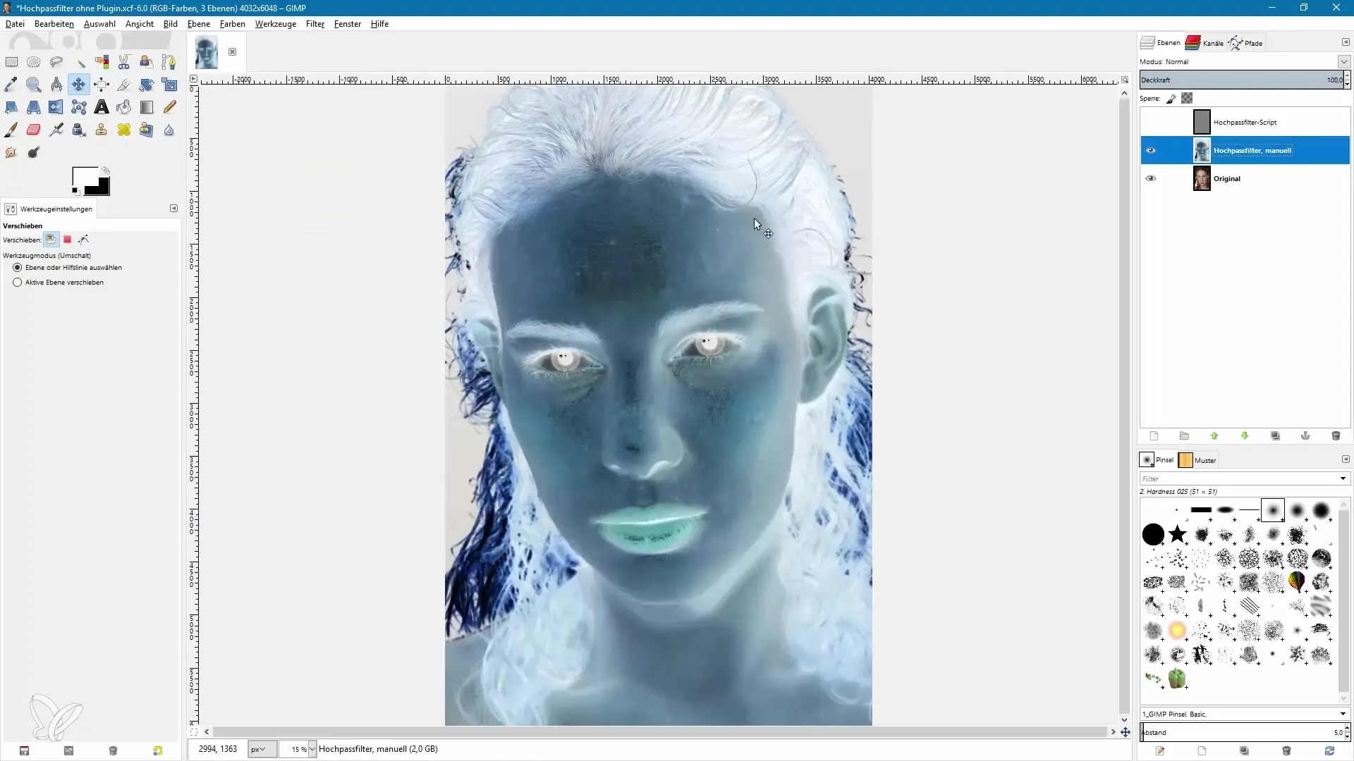 Aplicar un filtro de paso alto en GIMP sin plugin: pasos sencillos Aplicar un filtro pasa altos en GIMP sin un plugin - pasos sencillos