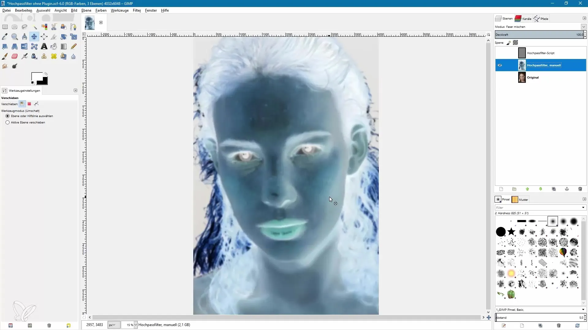 Aplicar un filtro de paso alto en GIMP sin plugin – pasos sencillos Aplicar un filtro de paso alto en GIMP sin plugin - pasos sencillos