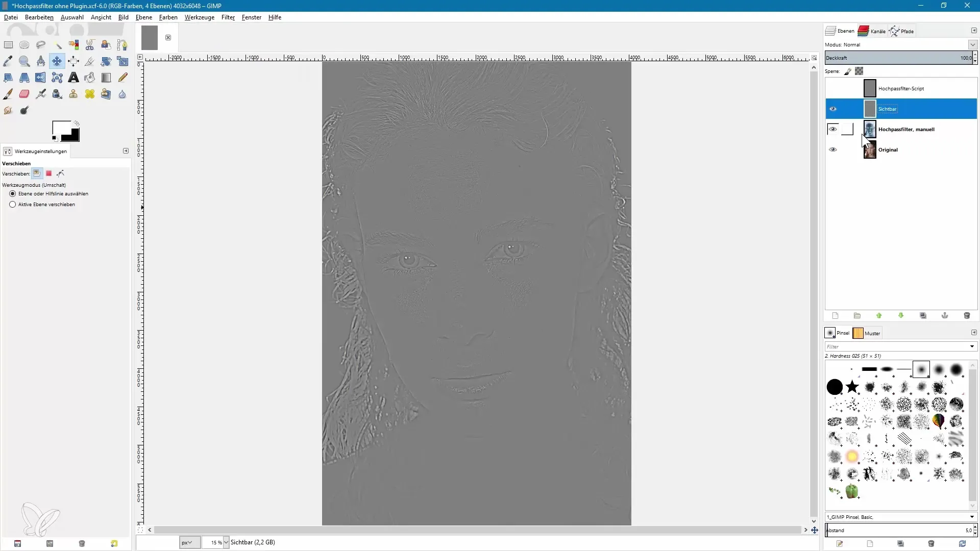 Aplicar filtro de paso alto en GIMP sin plugin – pasos sencillos Aplicar un filtro de paso alto en GIMP sin plugin - pasos sencillos