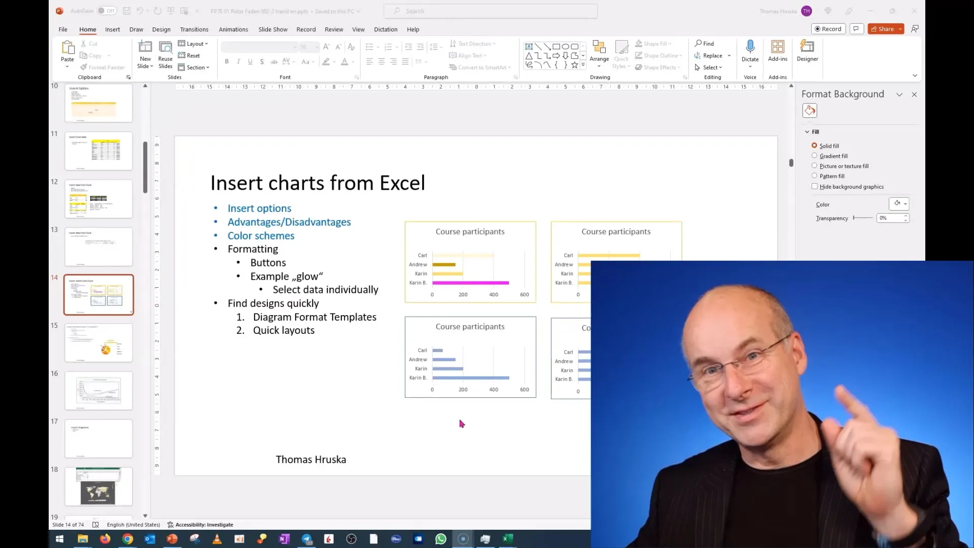 Curs de PowerPoint: Cum să eviți riscurile la încorporarea datelor