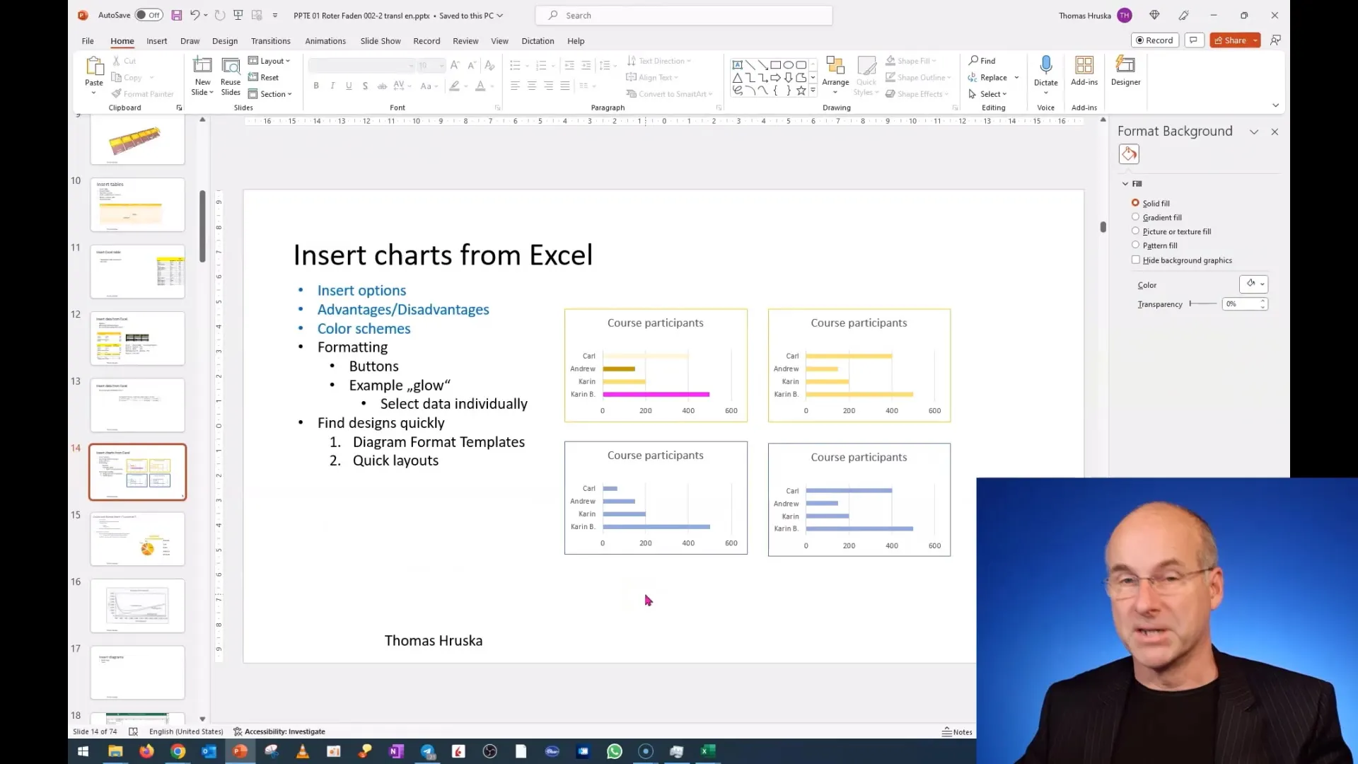 Curs de PowerPoint: Cum să eviți riscurile la încorporarea datelor