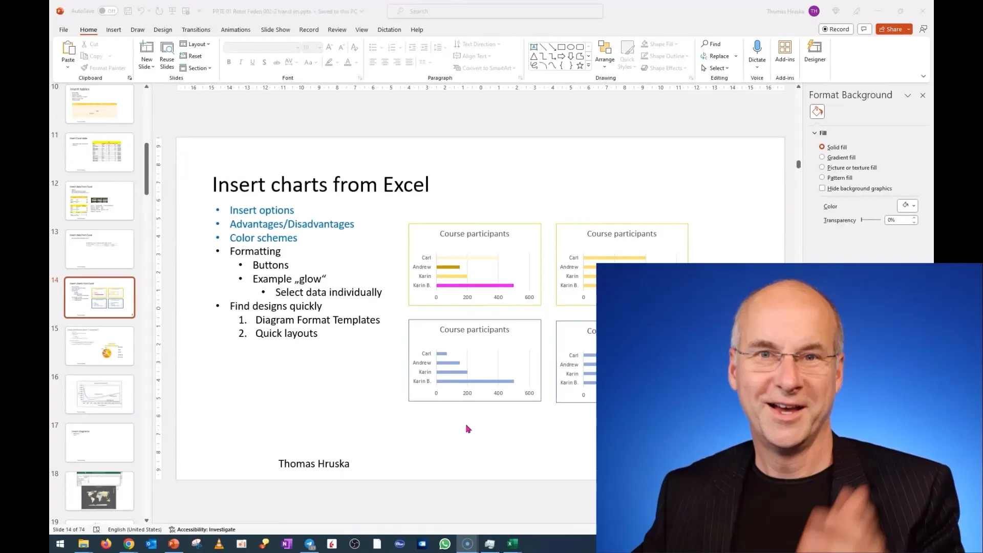 Cursul de PowerPoint: Cum să eviți riscurile la încorporarea datelor