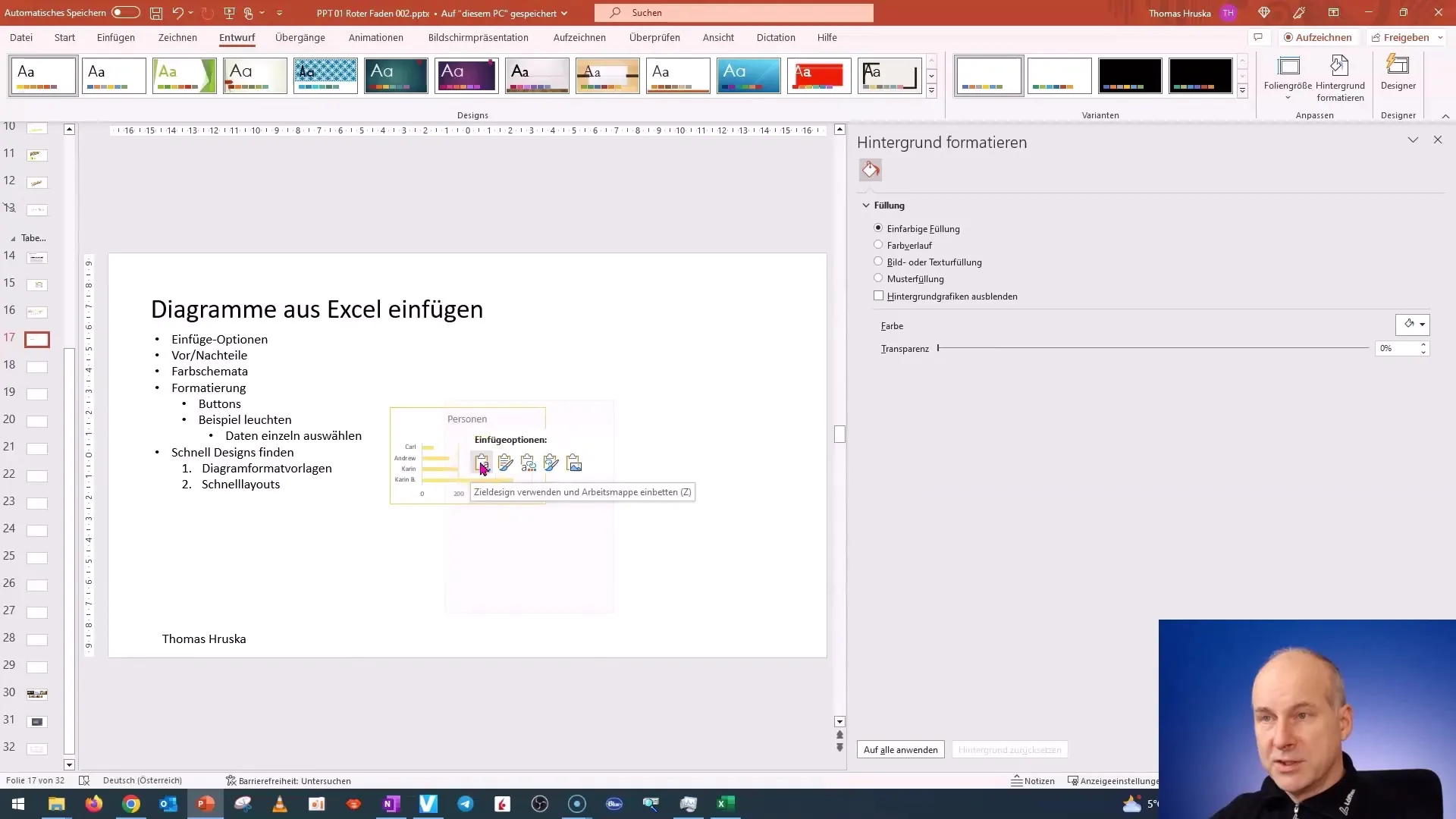 Inserire diagrammi in PowerPoint in modo efficiente e utilizzare colori ottimali
