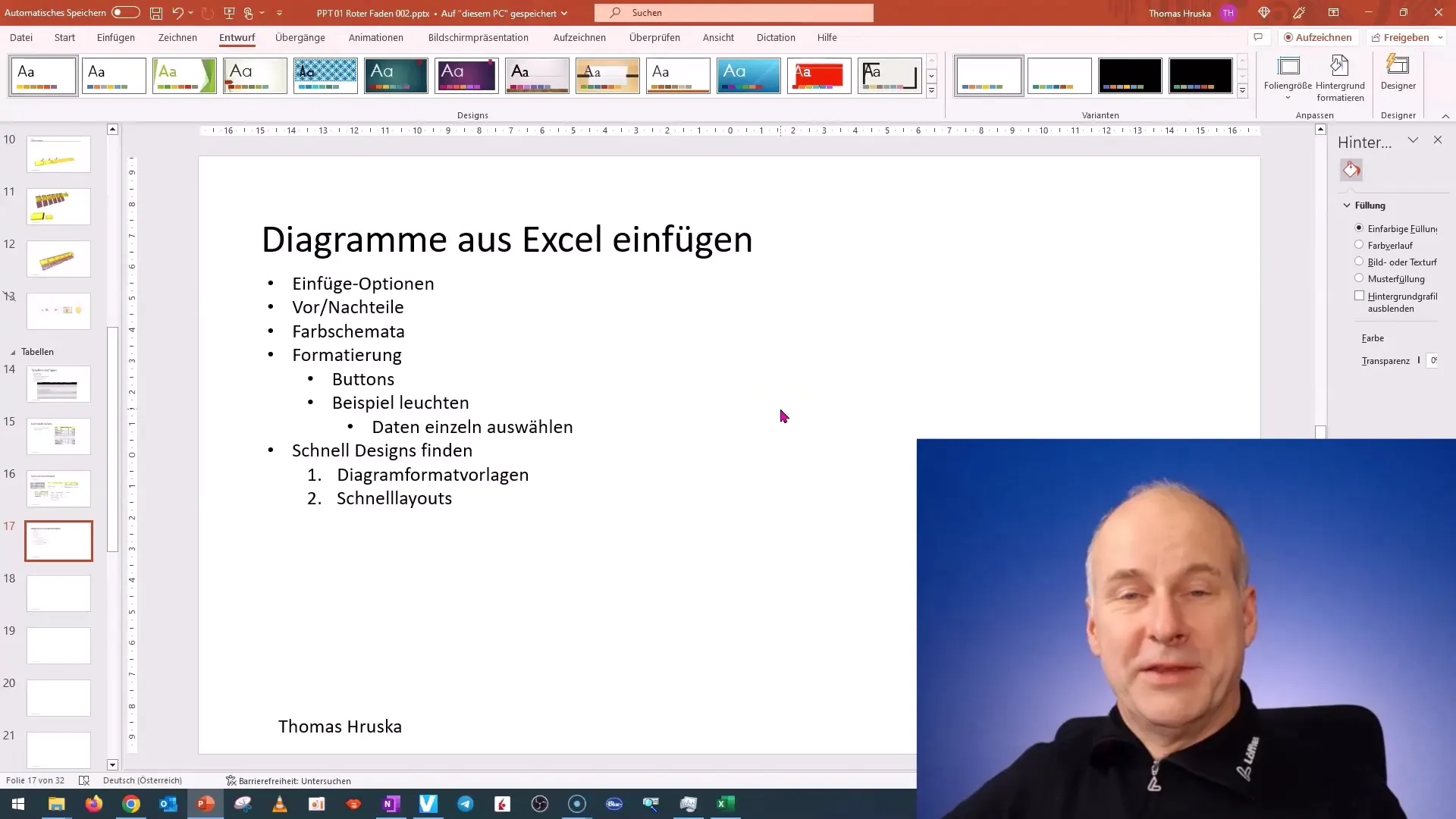 Inserire diagrammi in PowerPoint in modo efficiente e utilizzare schemi di colori ottimali