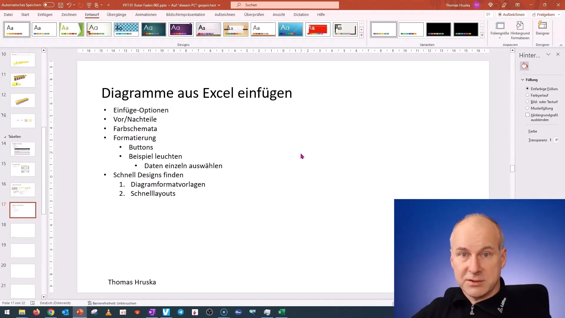 Inserire diagrammi in PowerPoint in modo efficiente e utilizzare schemi di colori ottimali