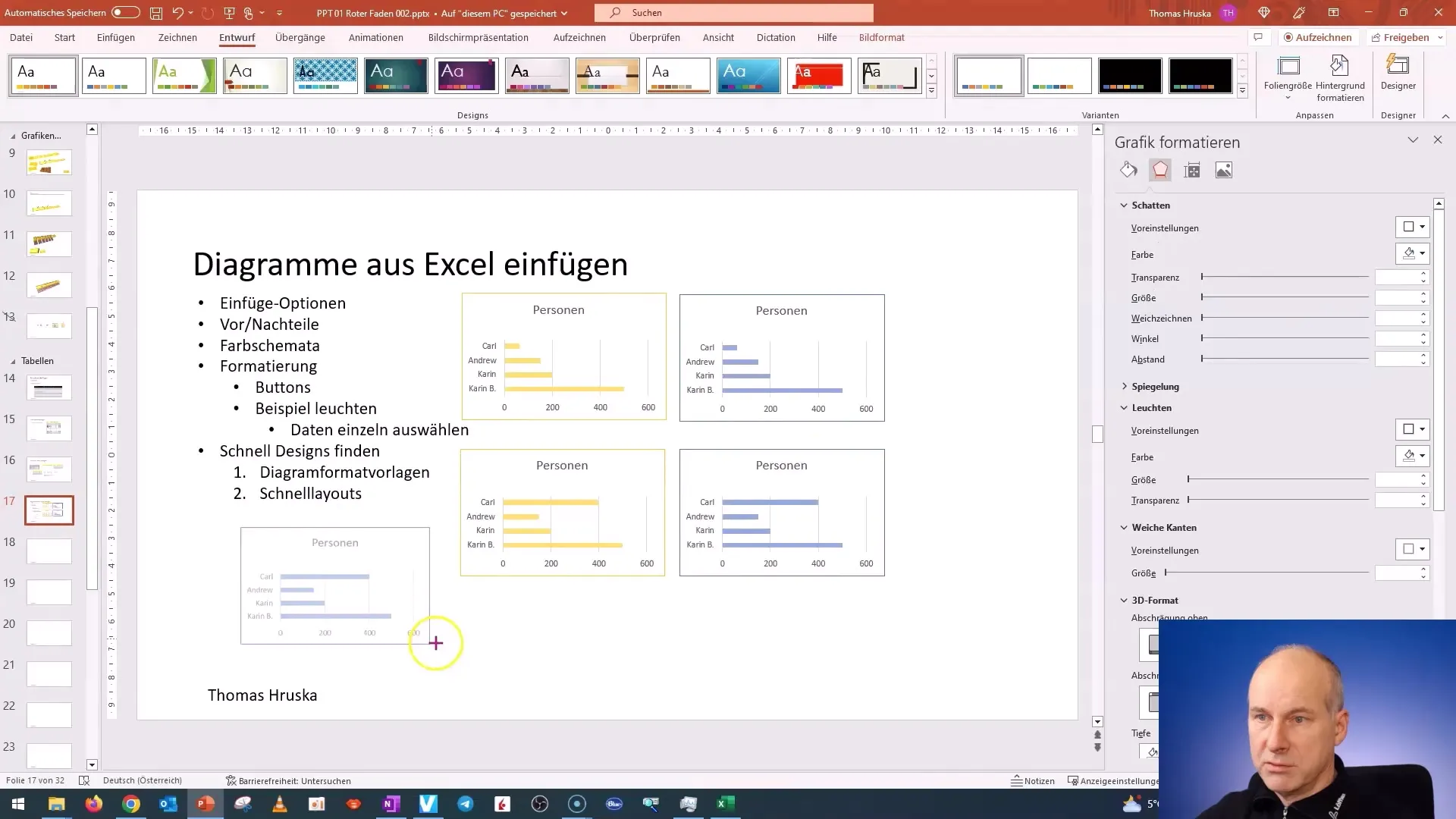 Inserire efficacemente diagrammi in PowerPoint e utilizzare schemi di colori ottimali