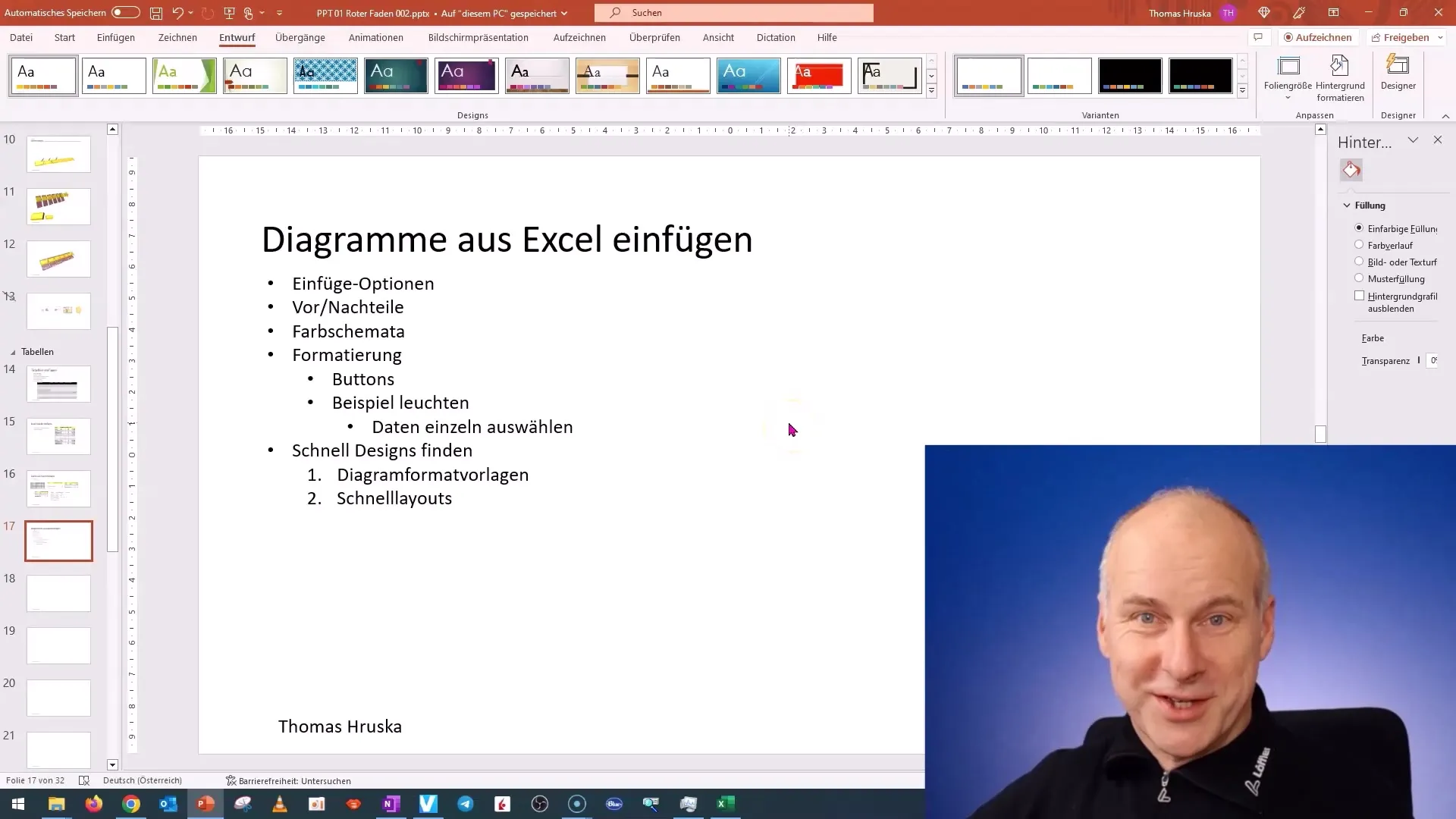 Inserire diagrammi in PowerPoint in modo efficiente e utilizzare schemi di colore ottimali
