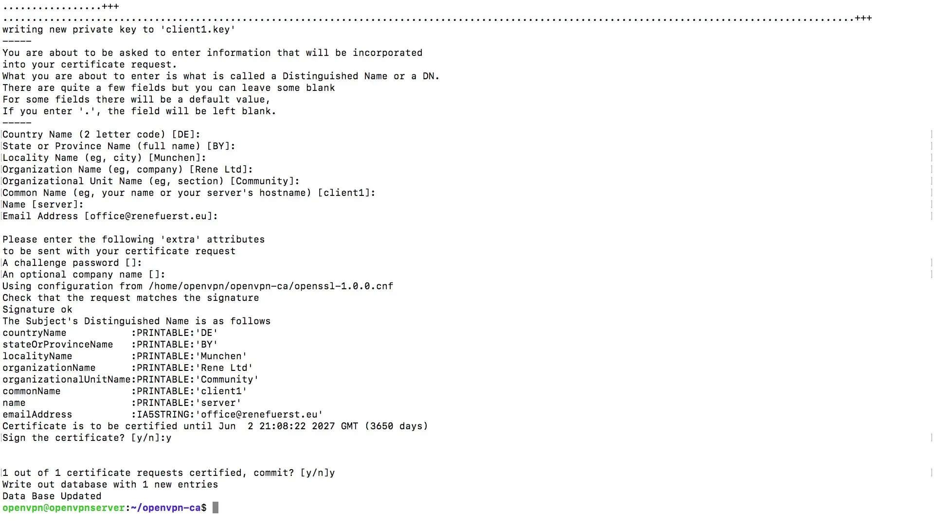 OpenVPN: Benutzer-Keys effektiv erstellen und verwalten OpenVPN: Benutzer-Keys effektiv erstellen und verwalten