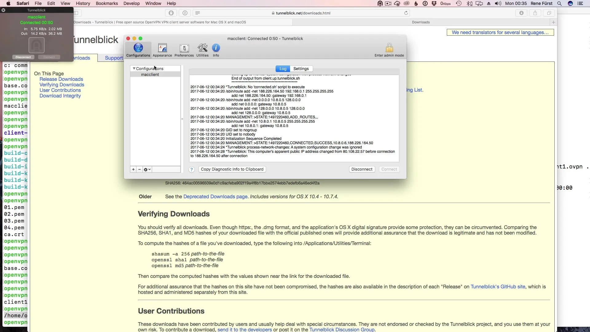 OpenVPN Verbindung auf macOS sicher einrichten OpenVPN Verbindung auf macOS sicher einrichten