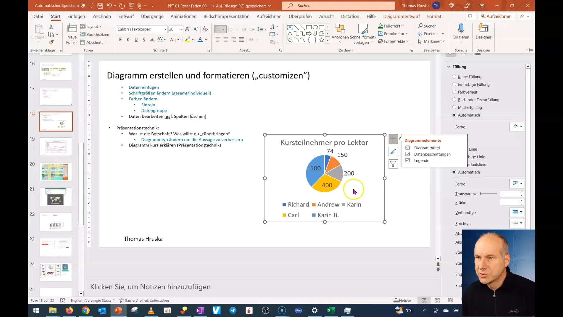 Optimizați conținutul unei diagrame în PowerPoint - Ghid pas cu pas