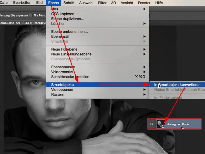 Pilnas ir stiliai su „Photoshop“ - Aukšto dažnio filtro vaizdas