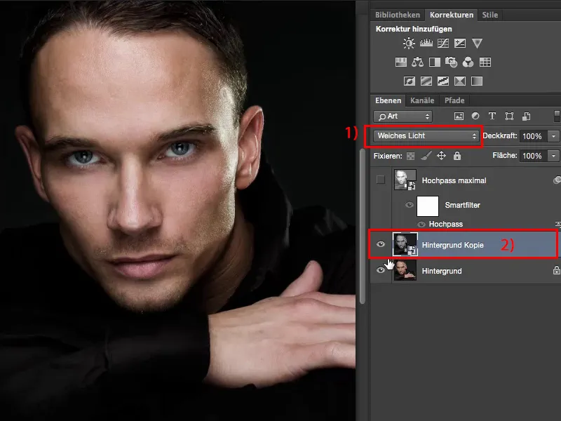 Looks & Styles mit Photoshop - Hochpasslook