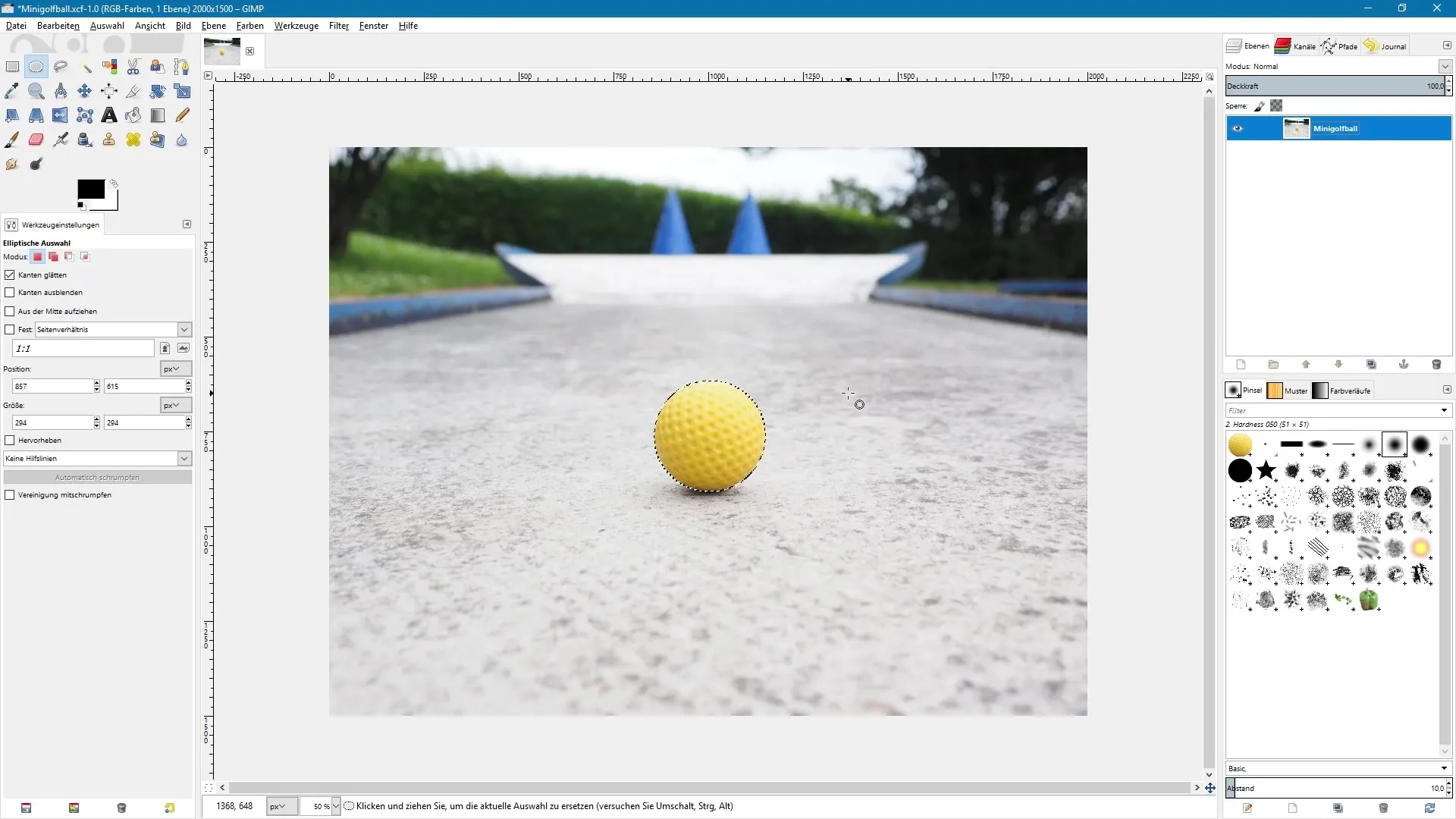 Guardar y reutilizar selecciones en GIMP
