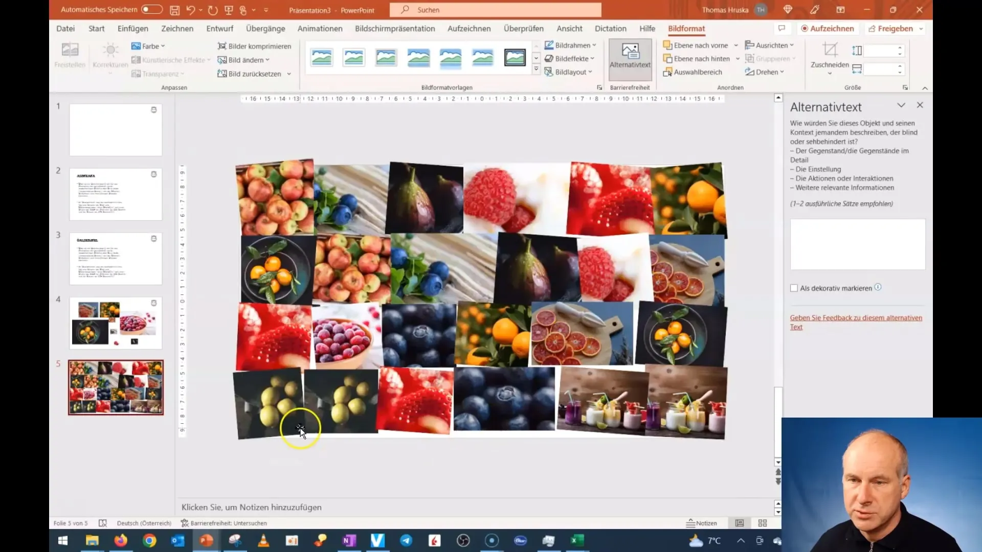 Creare fotocollage in modo efficiente con PowerPoint