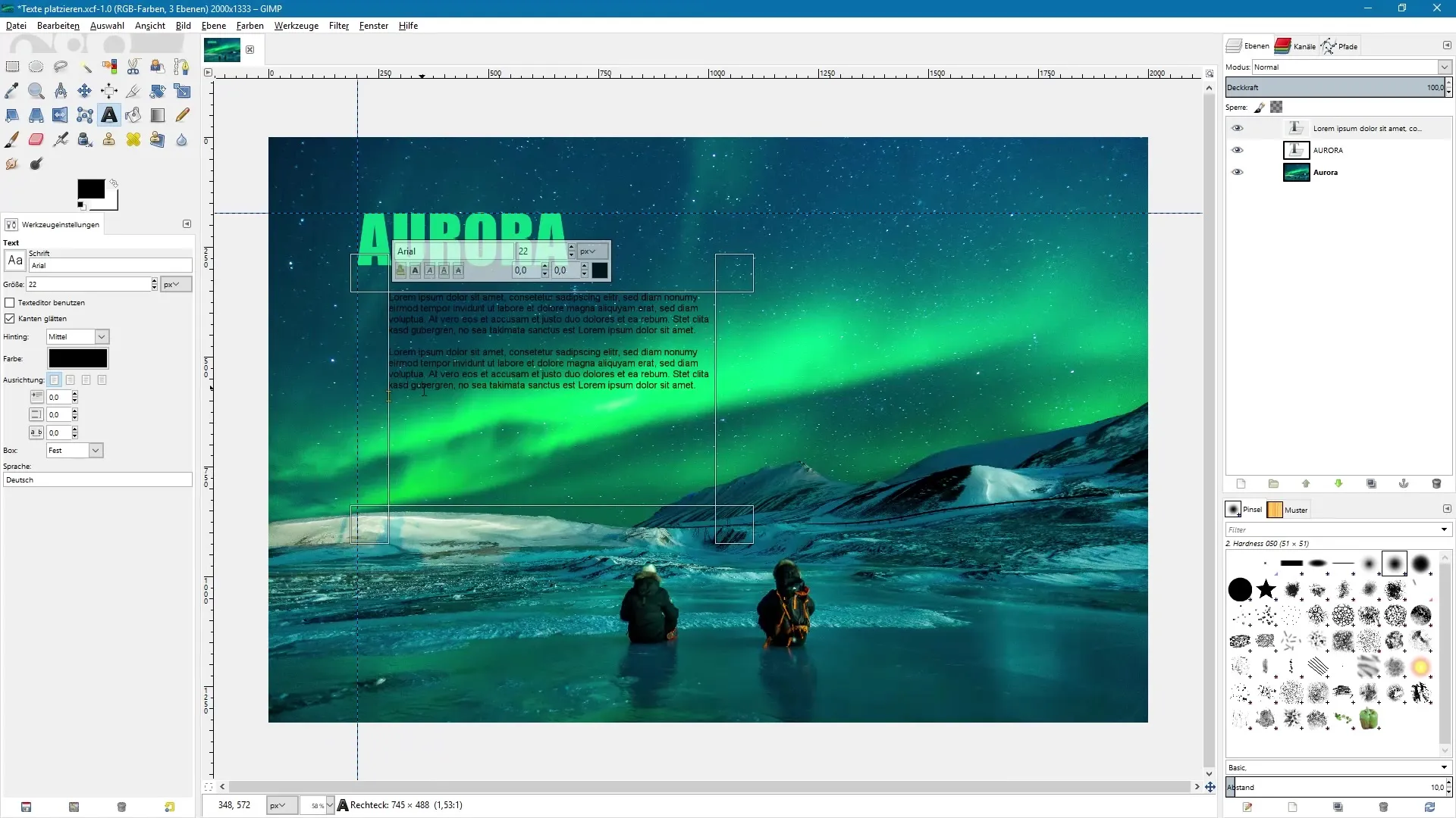 Colocar texto de forma efectiva con GIMP para principiantes Colocando texto de manera efectiva con GIMP para principiantes