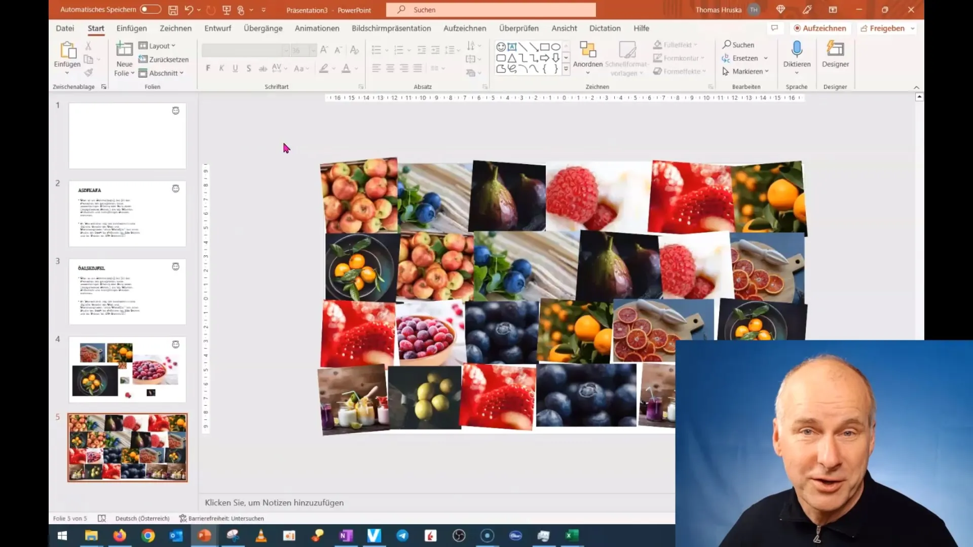 Realizzazione professionale dello sfondo in PowerPoint