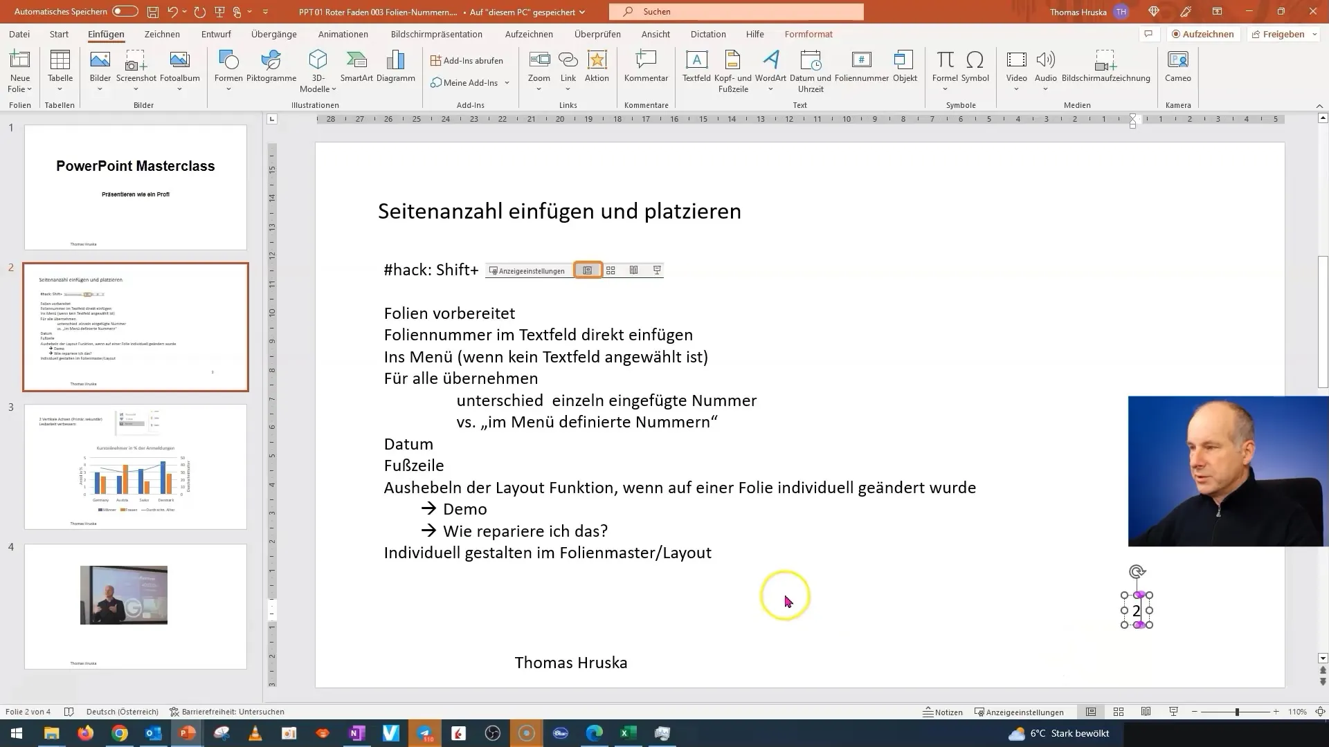 Utilizzare efficacemente i numeri di pagina in PowerPoint