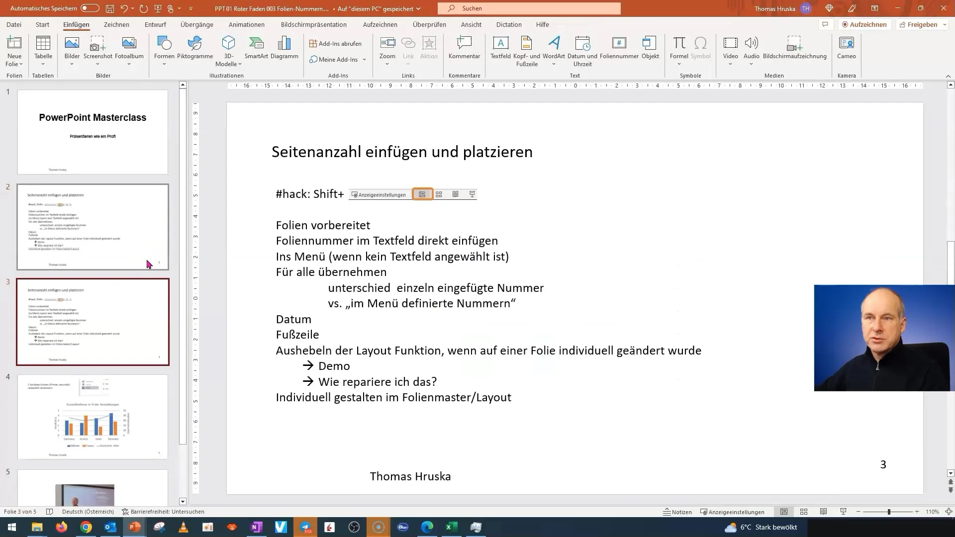 Utilizzare efficacemente i numeri di pagina in PowerPoint