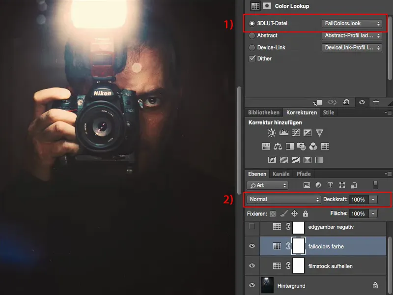 Vzhľad a štýly pomocou programu Photoshop - Farebná tabuľka. Vzhľady a štýly s programom Photoshop - Farebné vyhľadávania.