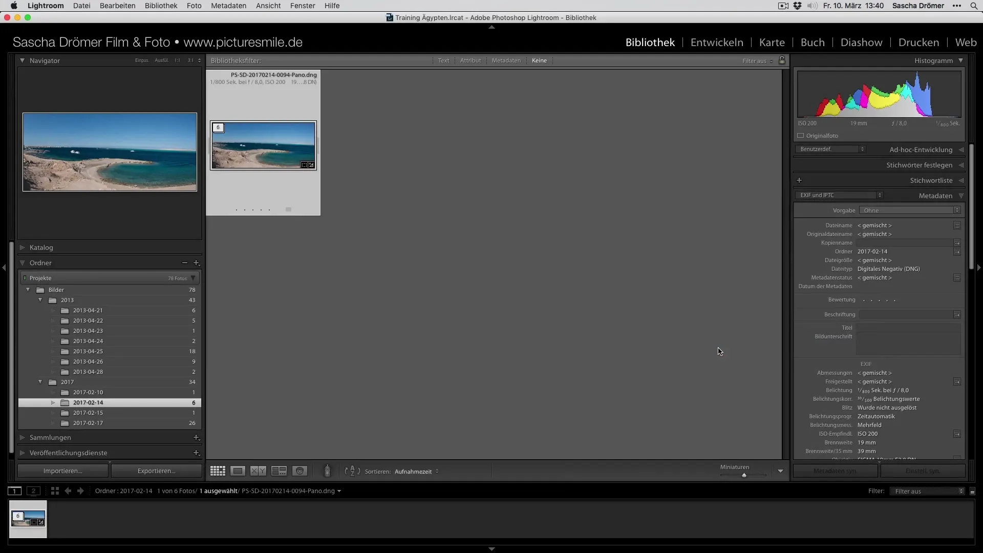 Créer un panorama avec Lightroom - c'est rapide ainsi Créer un panorama avec Lightroom – voici comment faire rapidement