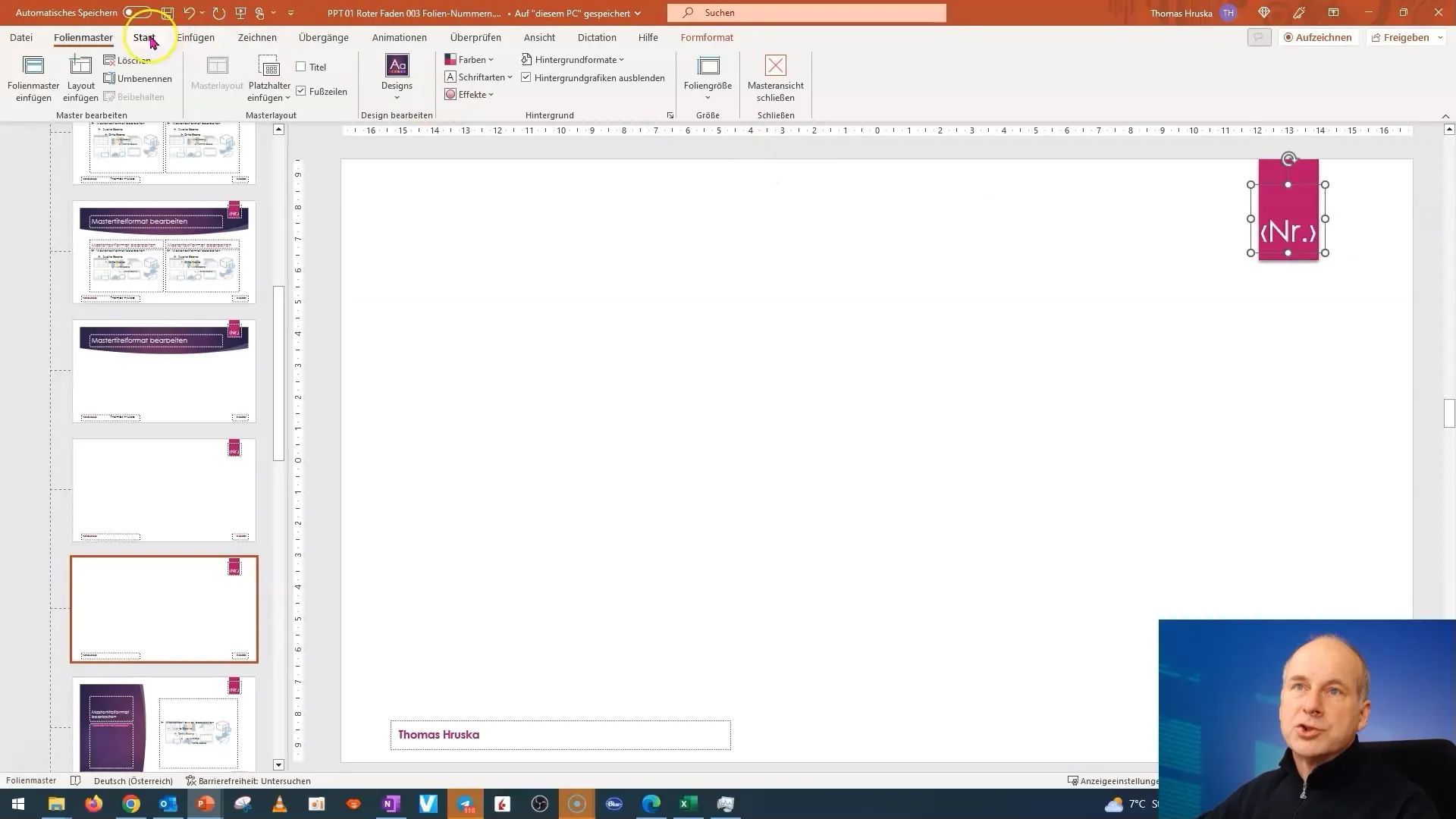 Ecco come personalizzare i numeri di pagina nel design di PowerPoint
