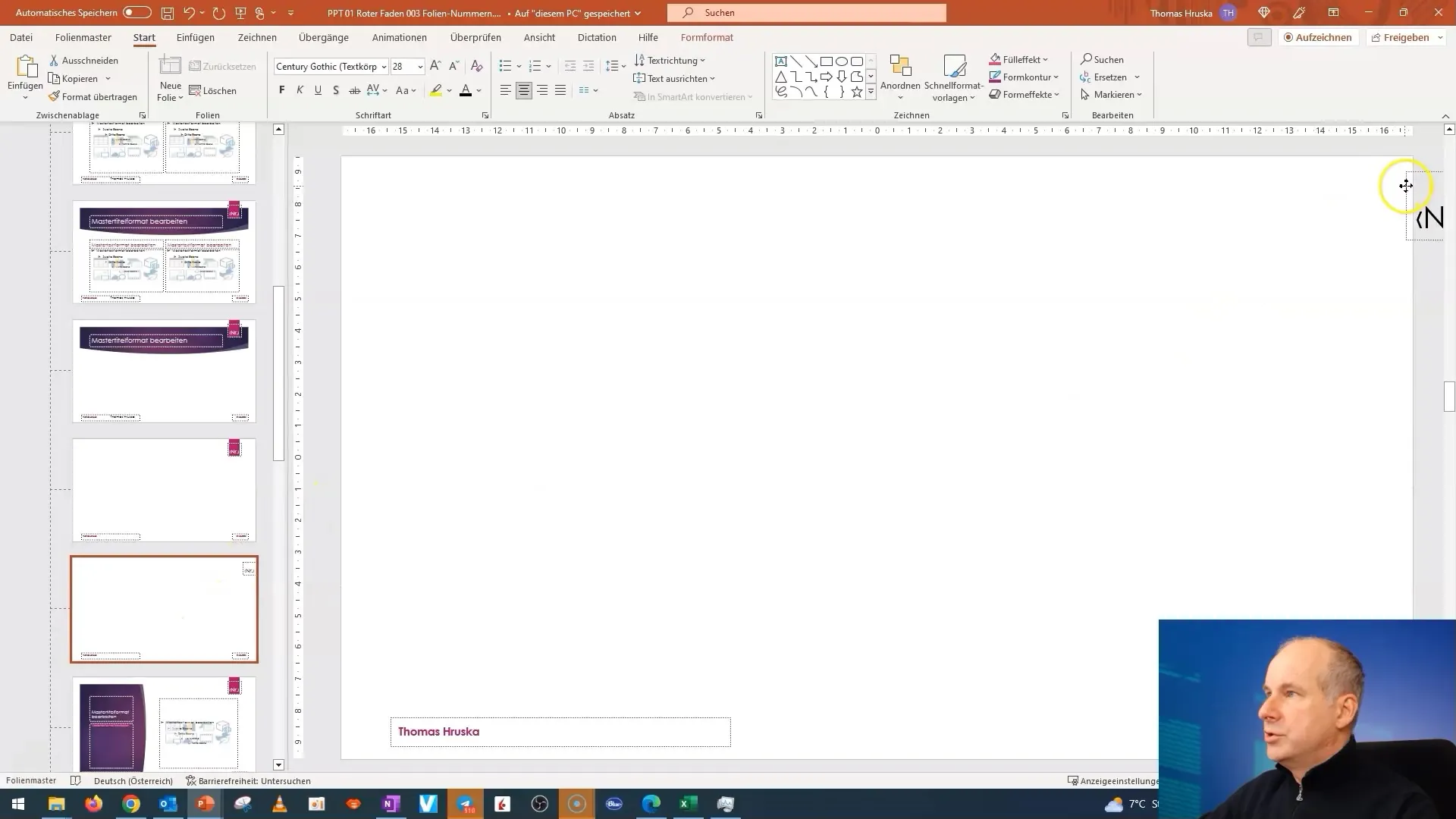Così si adattano i numeri di pagina nel design di PowerPoint