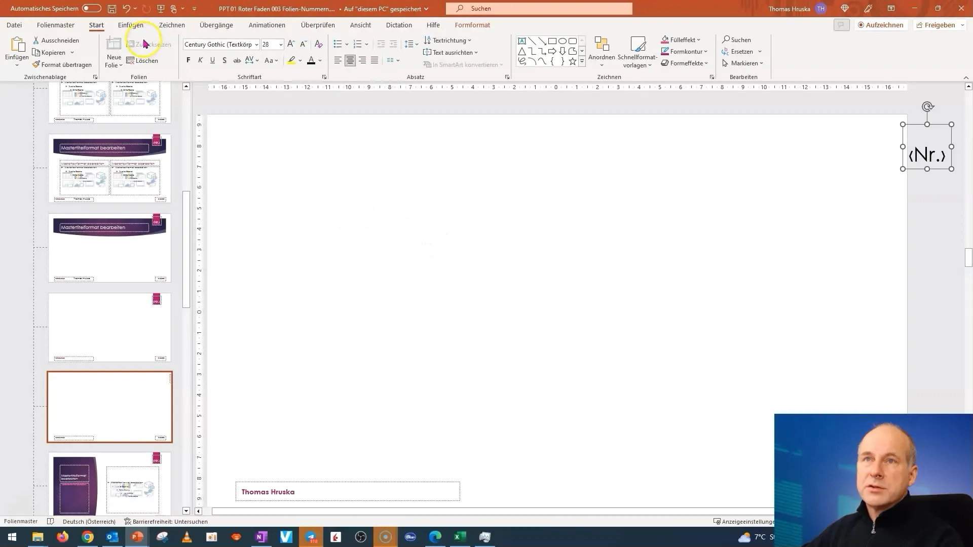Come personalizzare i numeri di pagina nel design di PowerPoint