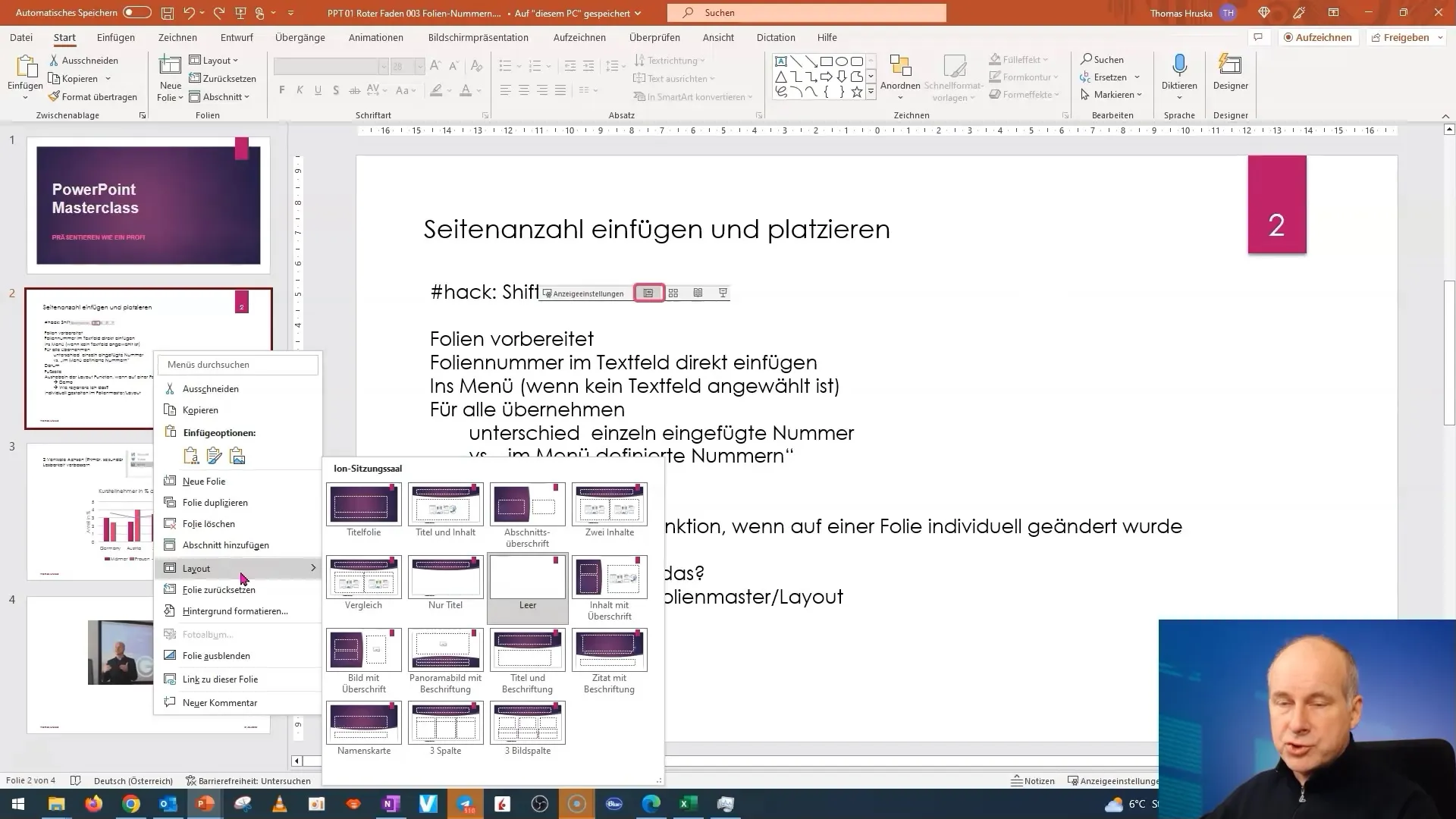 Ecco come personalizzare i numeri di pagina nel design di PowerPoint
