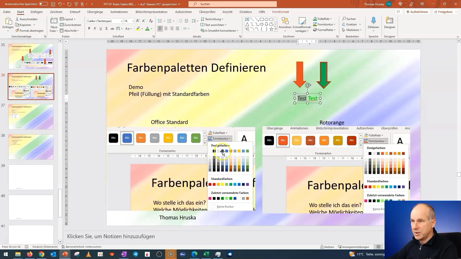 Creare e personalizzare schemi di colore professionali in PowerPoint