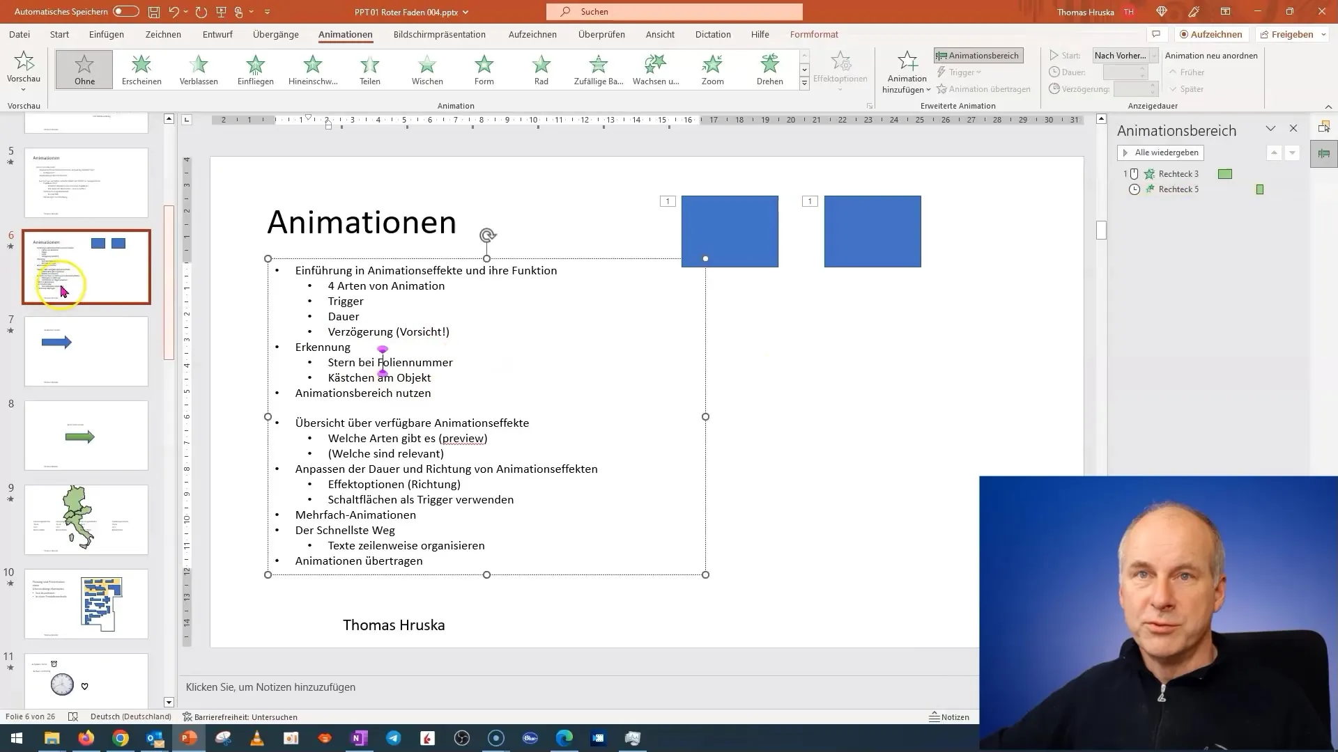 Animatii PowerPoint: Identificarea si folosirea functiilor