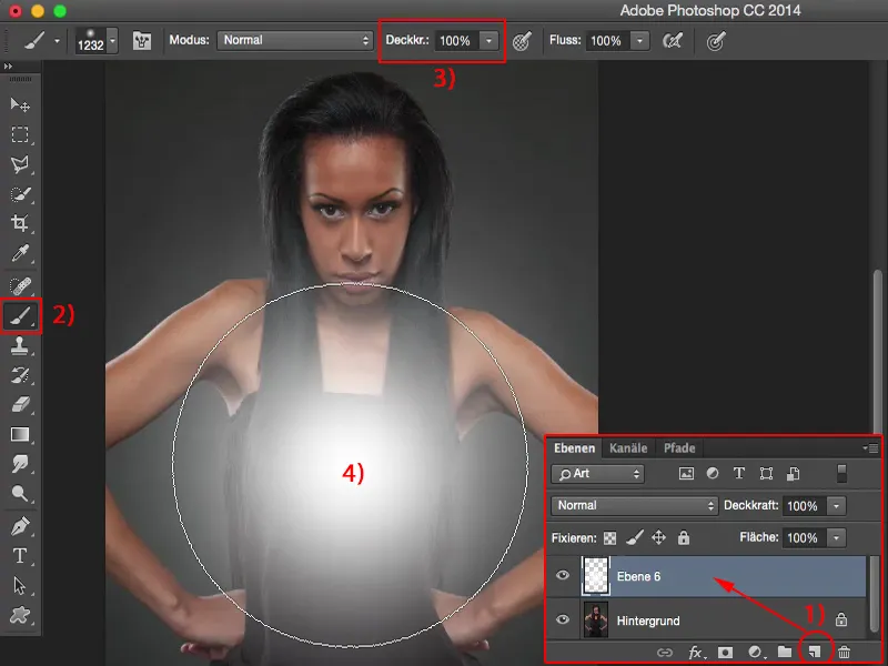 Vaadata ja stiilid Photoshopiga - valguse maalimine
