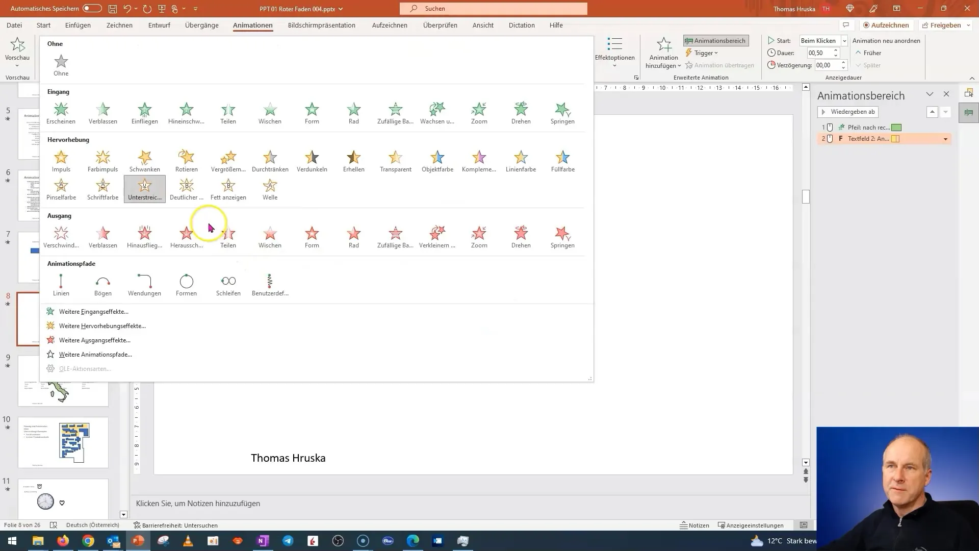 Utilizzare in modo efficace gli effetti di animazione per PowerPoint