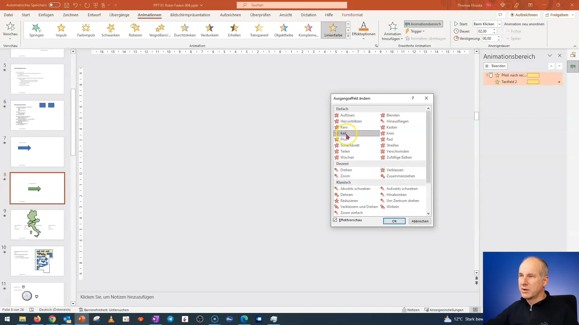 Utilizzare in modo efficace gli effetti di animazione per PowerPoint