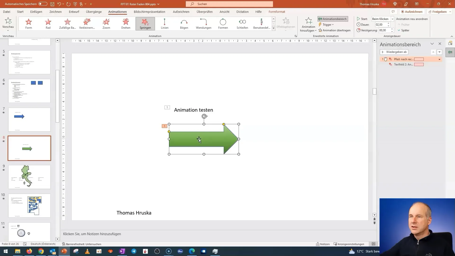Utilizzare in modo efficace gli effetti di animazione per PowerPoint