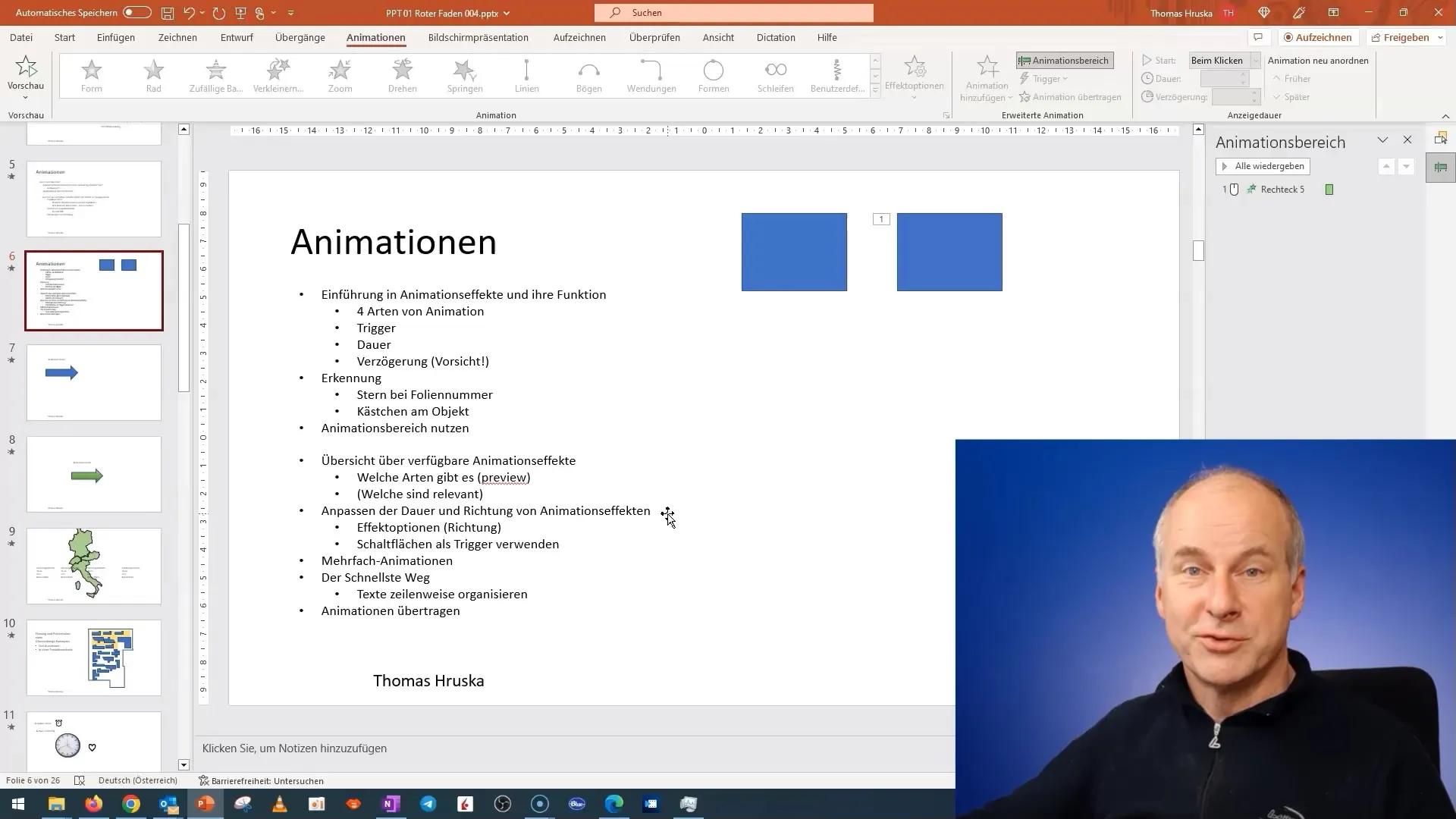 Utilizzare in modo efficace gli effetti di animazione in PowerPoint