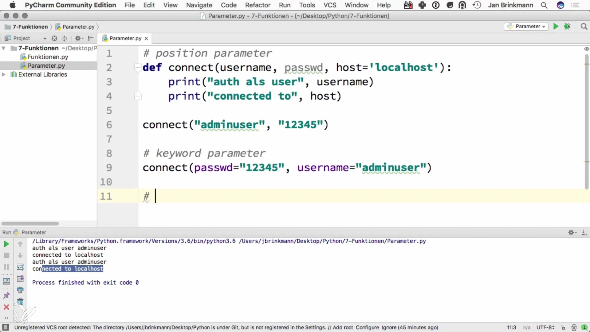 Βασικά στοιχεία των παραμέτρων στην Python Γνωρίστε τα βασικά στοιχεία των παραμέτρων στην Python