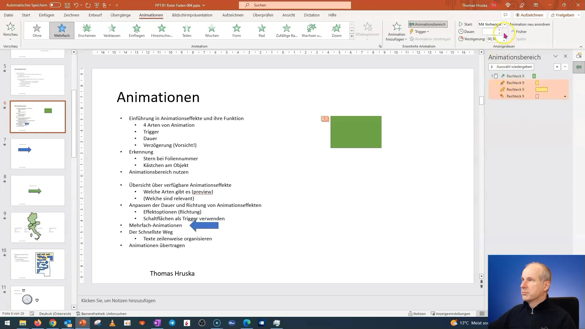 Tutorial su PowerPoint: Animazioni multiple e organizzazione efficiente del testo