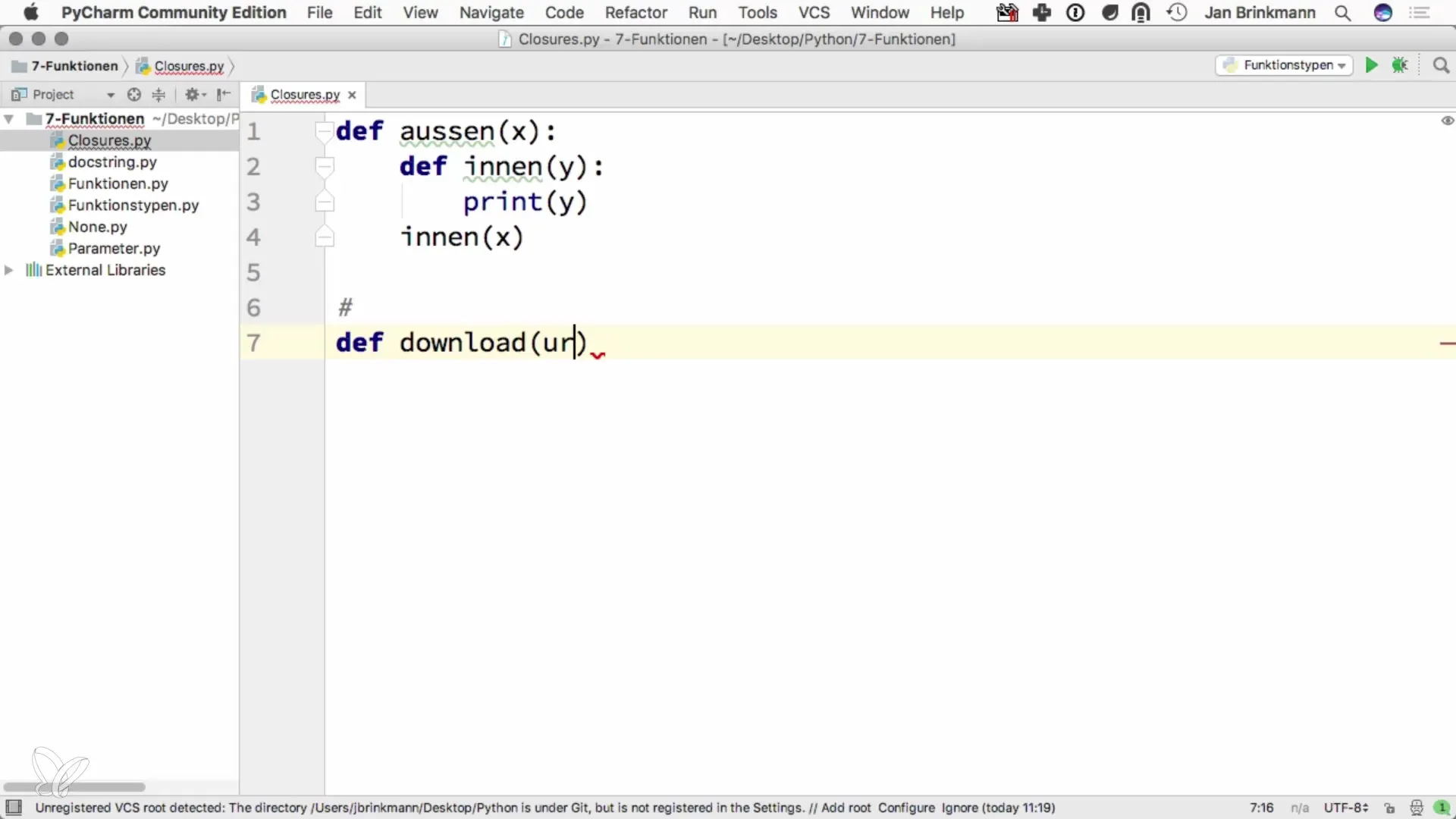 Εσωτερικές συναρτήσεις και κλεισίματα: Python με ευκολία Εσωτερικές λειτουργίες και κλείσιμο: Python εύκολα κατανοητό