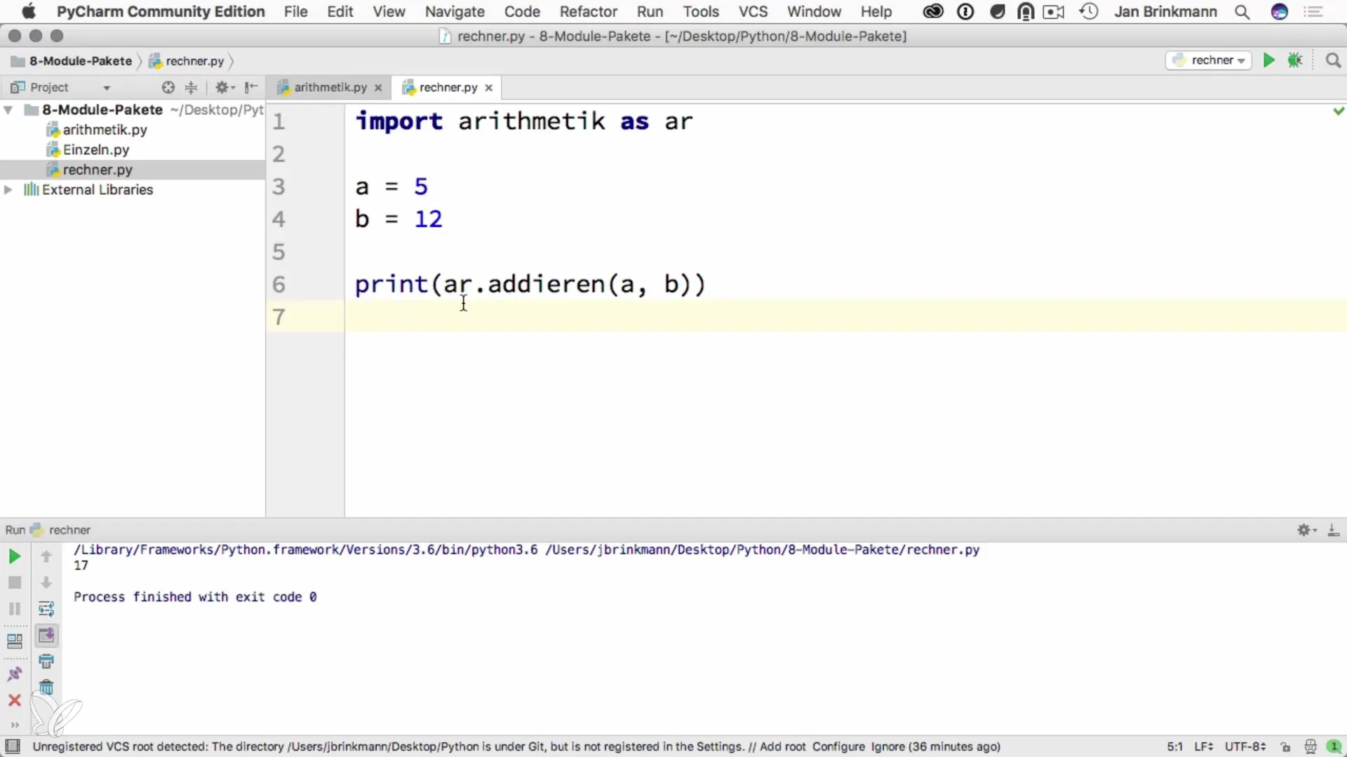Δημιουργία και εισαγωγή Module Python Δημιουργία και εισαγωγή μονάδας Python