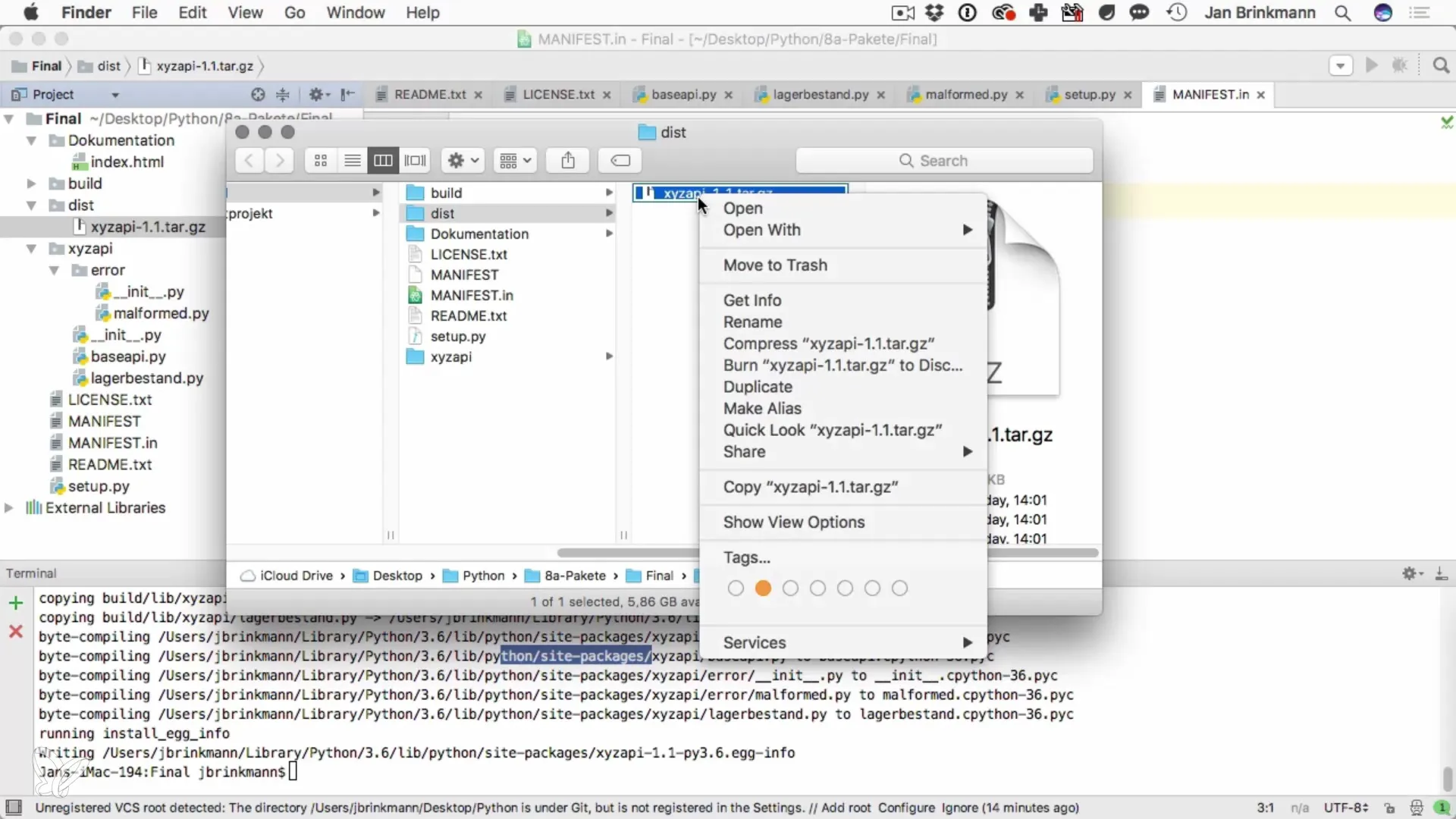 Δημιούργησε και διανέμει το δικό σου πακέτο Python Δημιούργησε και διανομήσου τη δική σου συσκευασία Python