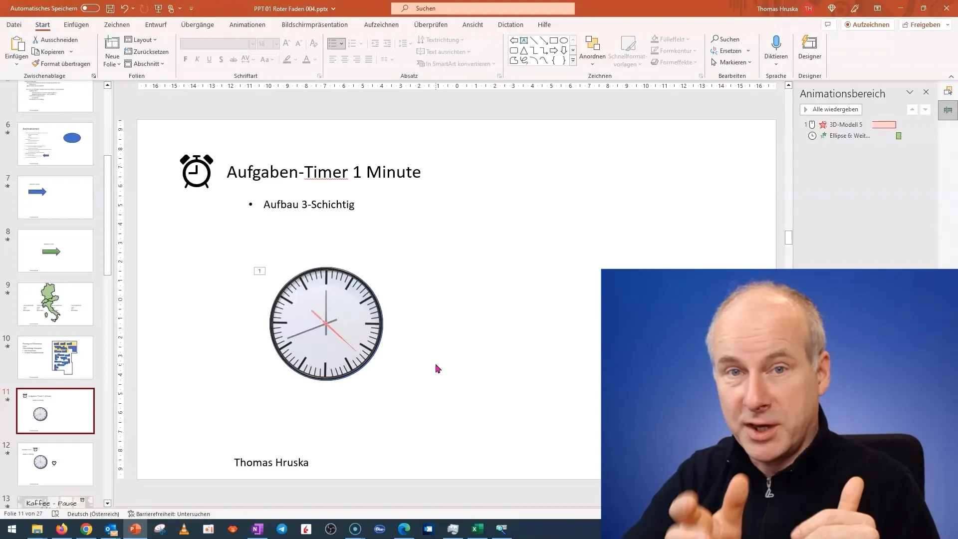 Creează un temporizator de numărătoare inversă unic pentru prezentarea ta PowerPoint