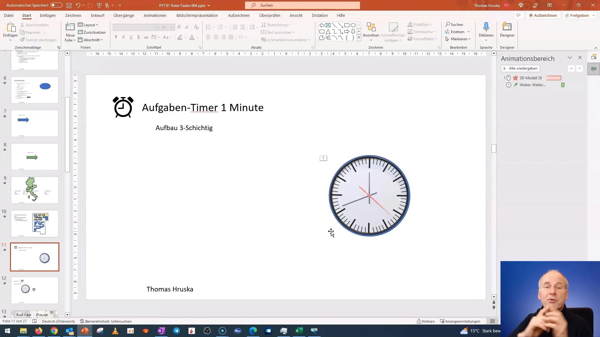 Creează un cronometru de numărătoare inversă unic pentru prezentarea ta PowerPoint