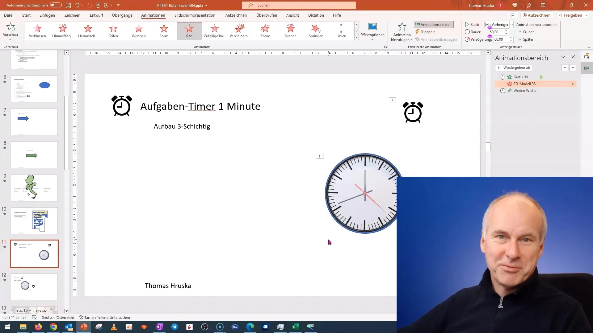 Creează un cronometru de numărătoare inversă unic pentru prezentarea ta PowerPoint