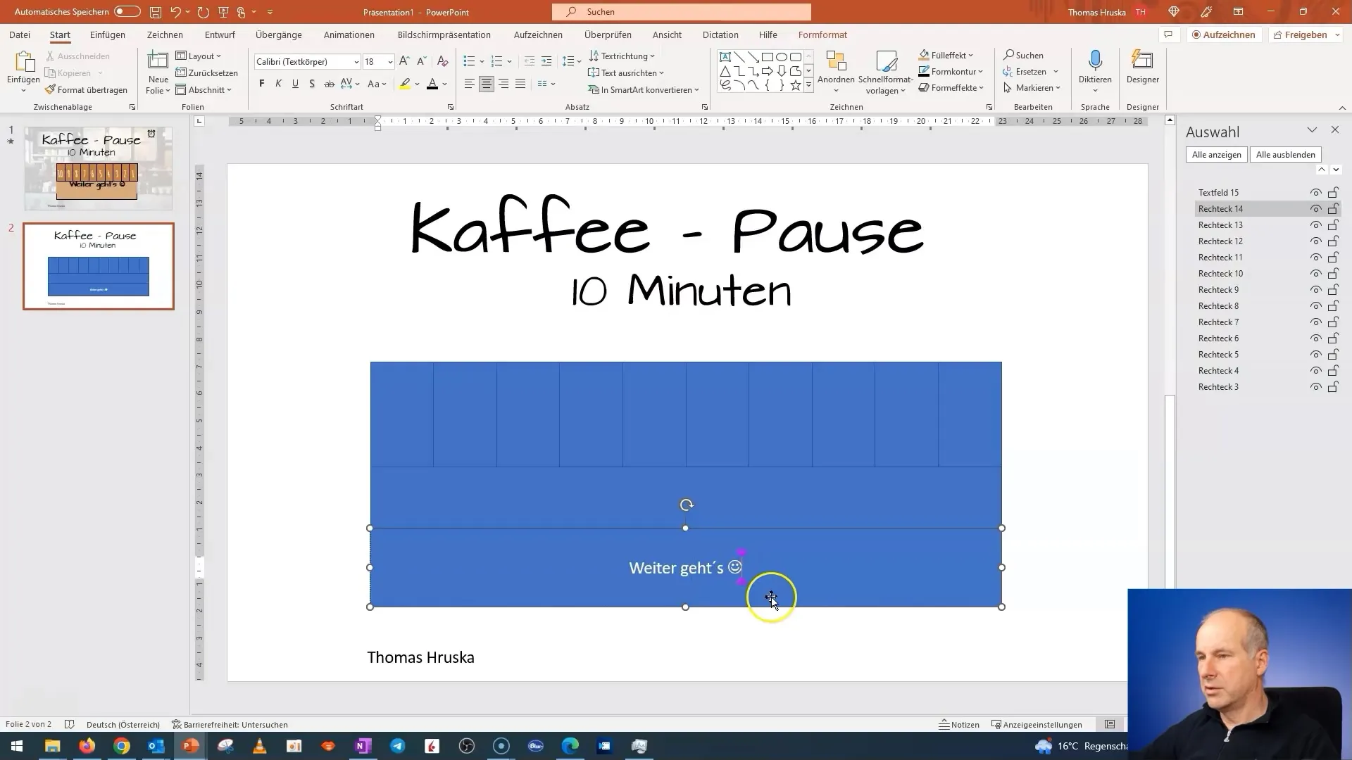 Creare animazioni creative in PowerPoint per la pausa caffè