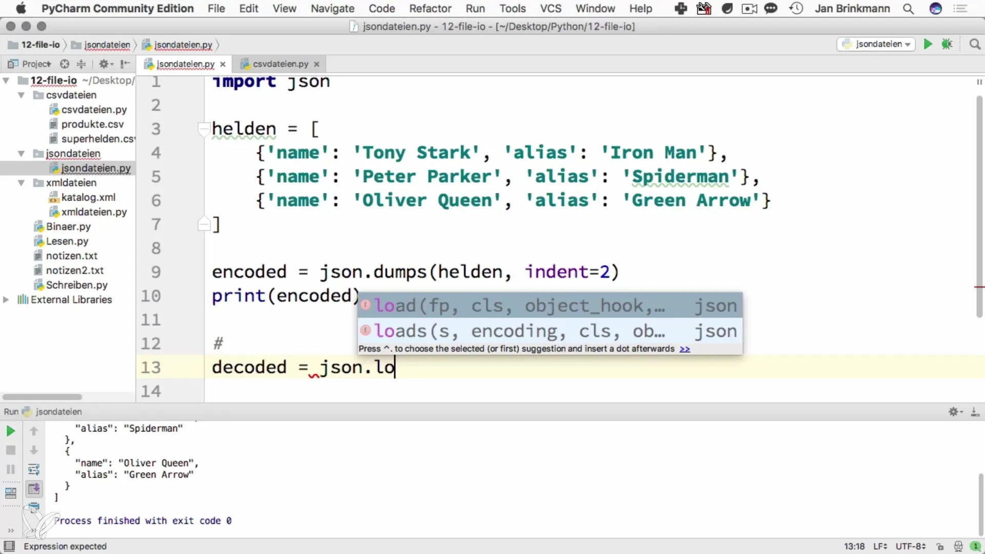 Αποτελεσματική επεξεργασία δεδομένων JSON σε Python Αποτελεσματική επεξεργασία δεδομένων JSON σε Python