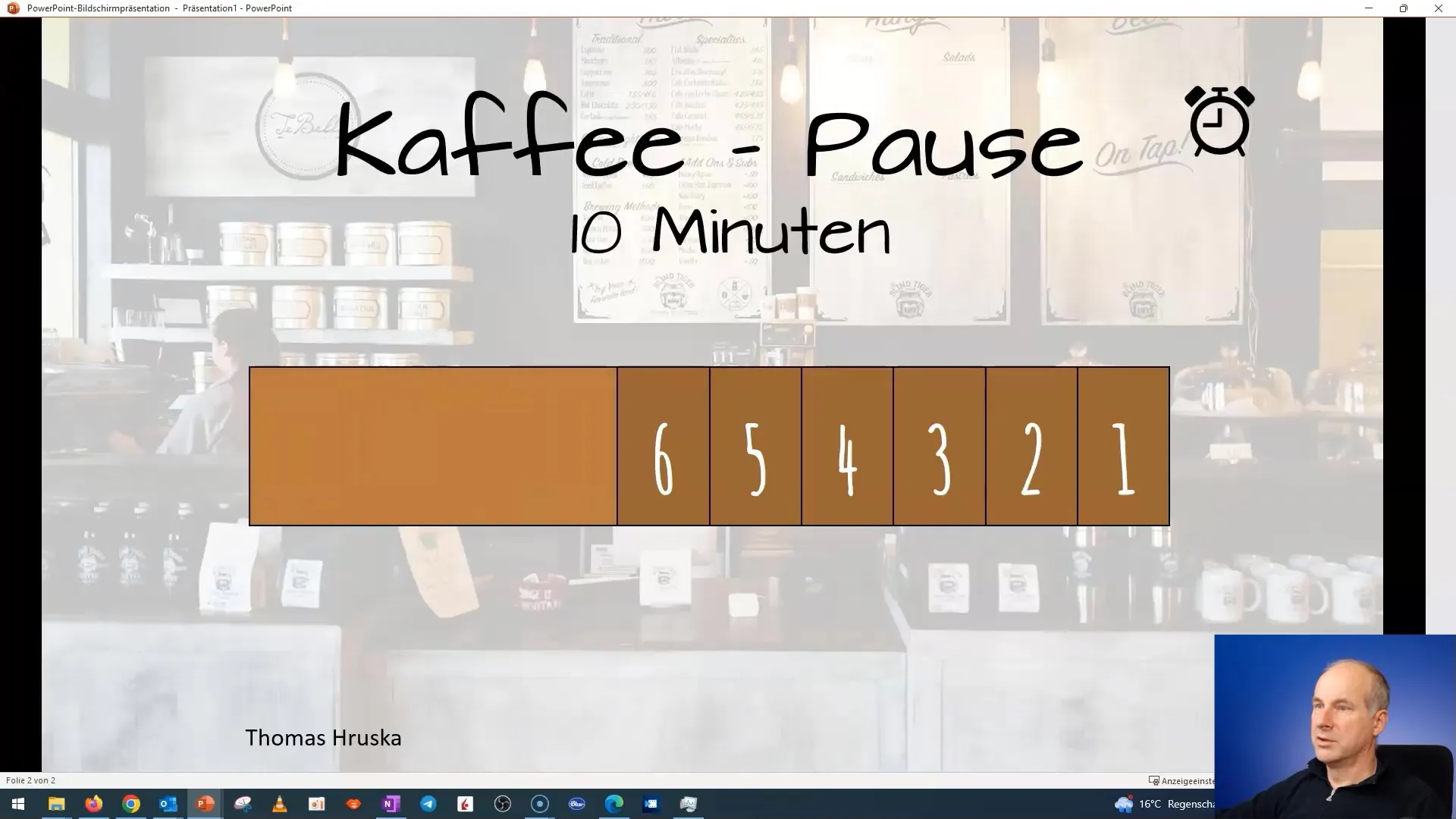 Corso PowerPoint: 12.10 | Esercizio Animazioni - "Pausa caffè" (Parte 2)