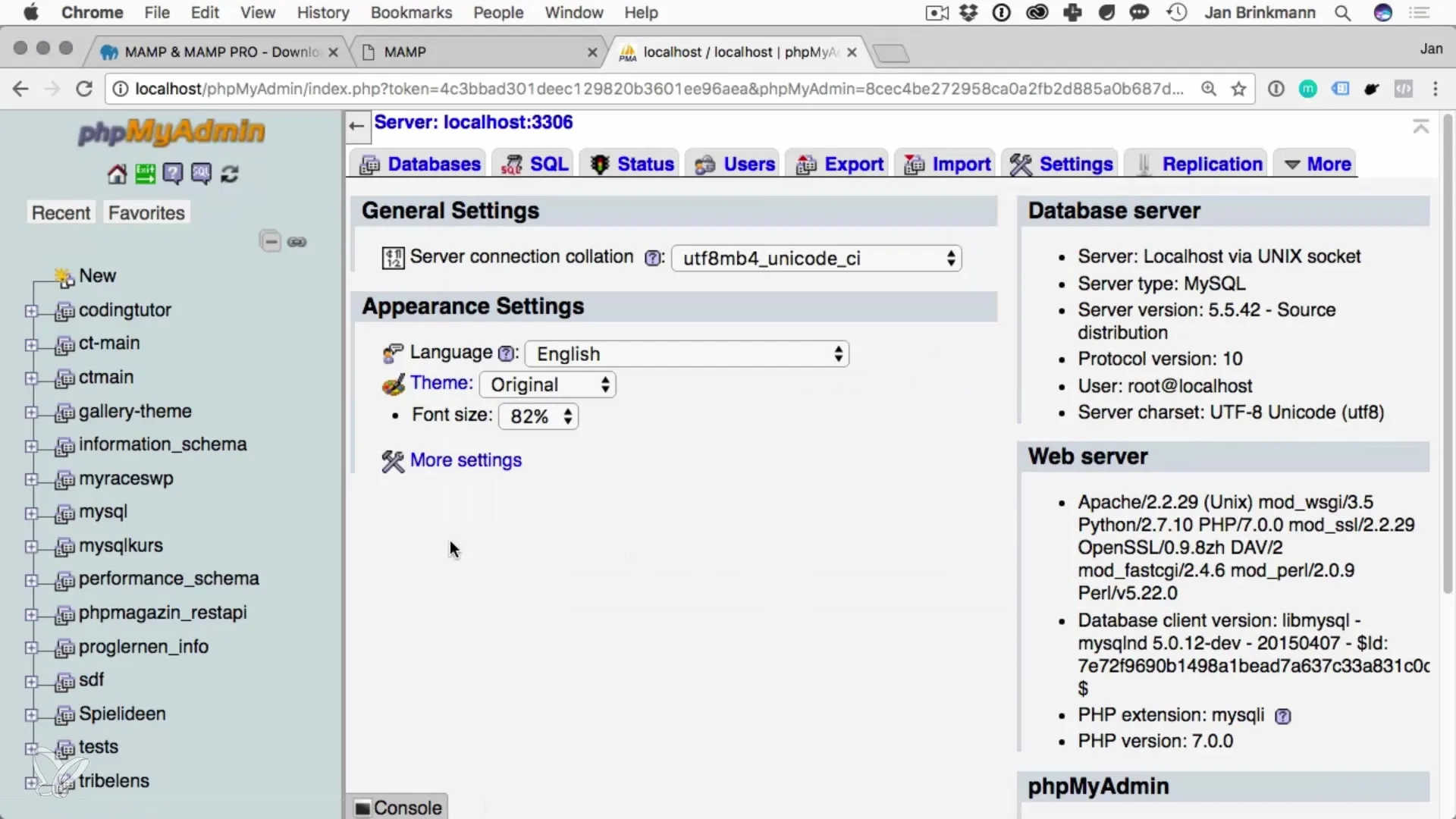 Εγκατάσταση MySQL σε macOS με MAMP Εγκατάσταση του MySQL σε macOS με MAMP
