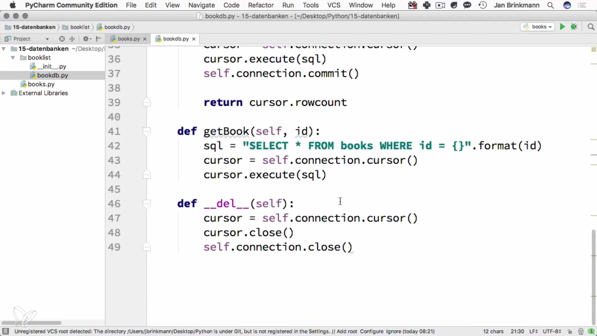 Python SQL – Λάβετε σωστά μεμονωμένες σειρές Python SQL – Ανάκτηση μεμονωμένων γραμμών σωστά
